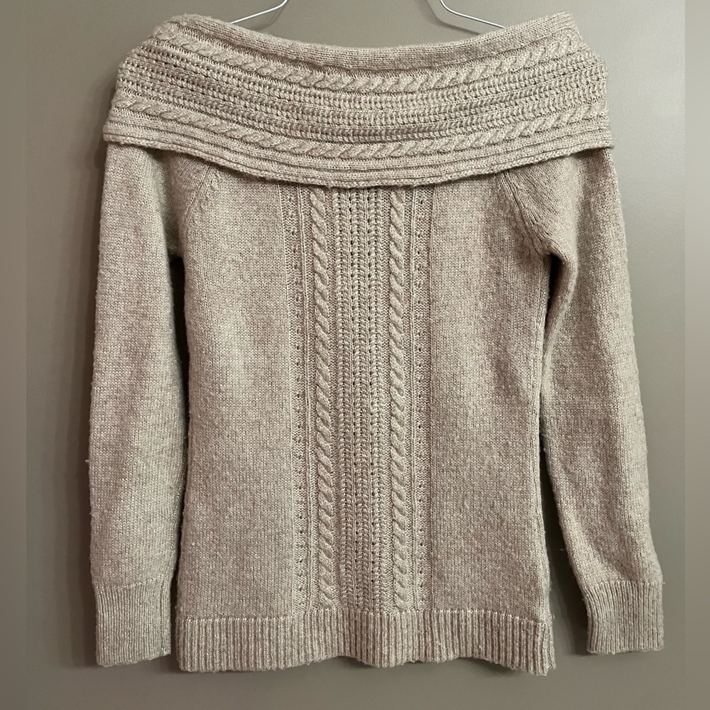 White House Black Market Off The Shoulder Sweater